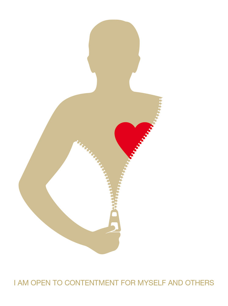 A man opens his chest like a zipper and shows the heart