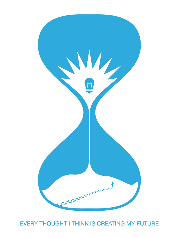 A man walks on the sand of a watch as his time runs out.