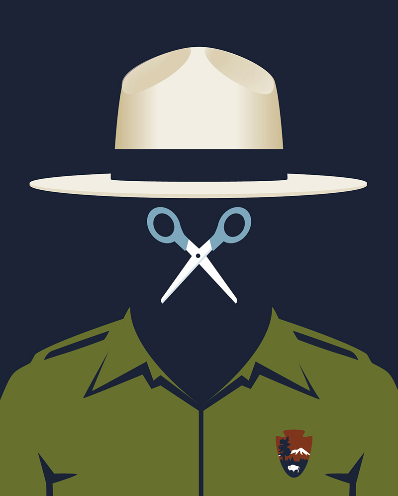  LAM - Cuts in forest park budgets.