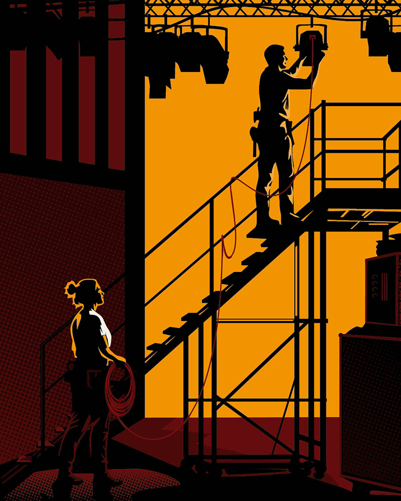  The Stage - Women in backstage